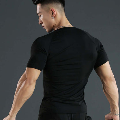 MaxPower Men's Quick-Dry Athletic Shirt | Gym, Running & Workout Tee
