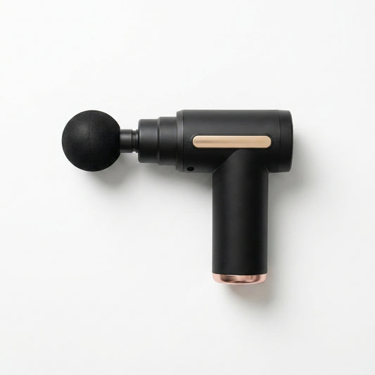 Handheld Massage Gun — Flat Lay - Back | Generated by Modelize